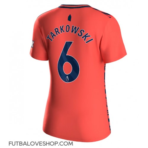 Dres Everton James Tarkowski #6 Preč pre Ženy 2023-24 Krátky Rukáv